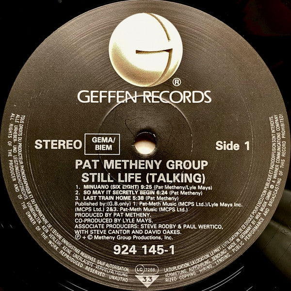 Pat Metheny Group ~ Still Life (Talking) (Vinyl) - Djungel & Jazz