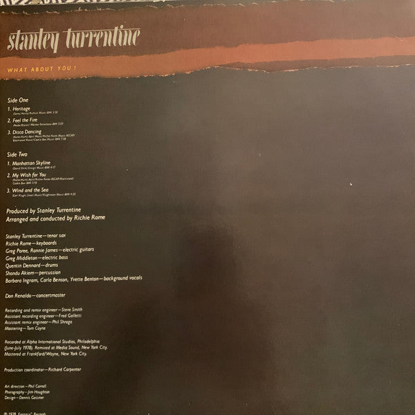 Stanley Turrentine ~ What About You! (Vinyl) - Djungel & Jazz