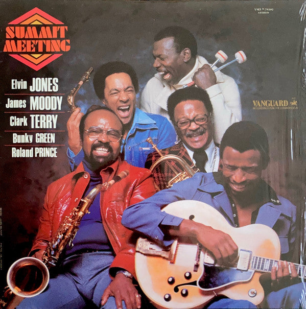 Elvin Jones, James Moody, Clark Terry, Bunky Green, Roland Prince ~ Summit Meeting (Vinyl) - Djungel & Jazz