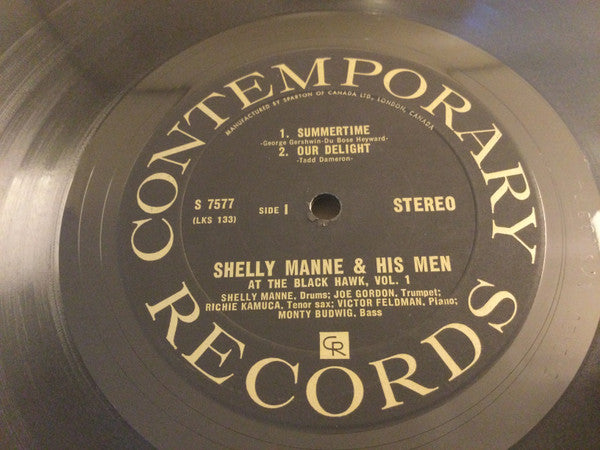 Shelly Manne & His Men ~ At The Black Hawk Vol. 1 (Vinyl) - Djungel & Jazz