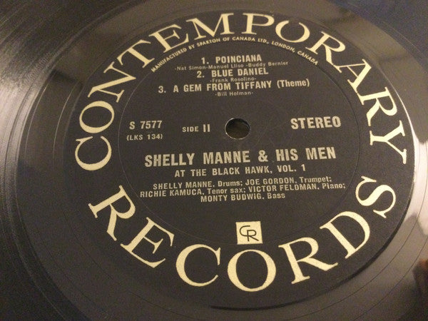 Shelly Manne & His Men ~ At The Black Hawk Vol. 1 (Vinyl) - Djungel & Jazz