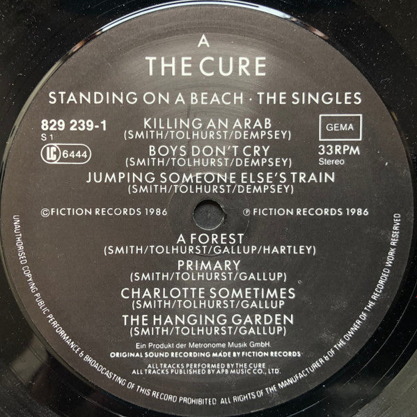 The Cure ~ Standing On A Beach · The Singles (Vinyl) - Djungel & Jazz