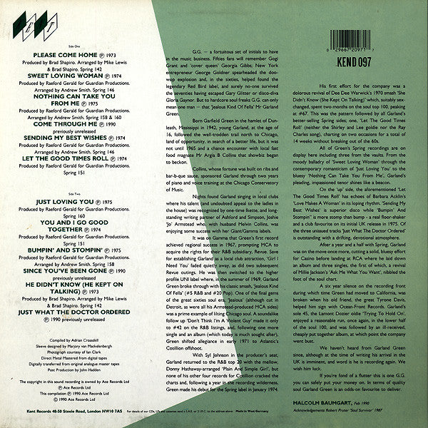Garland Green ~ The Spring Sides (Vinyl) - Djungel & Jazz