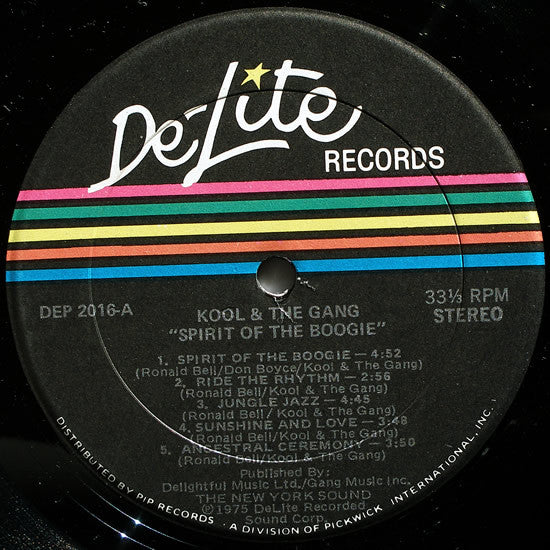 Kool & The Gang ~ Spirit Of The Boogie (Vinyl) - Djungel & Jazz