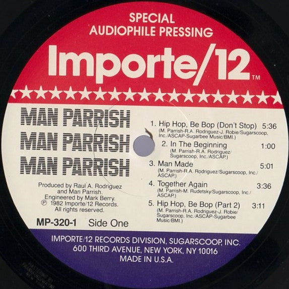 Man Parrish : Man Parrish (LP, Album)