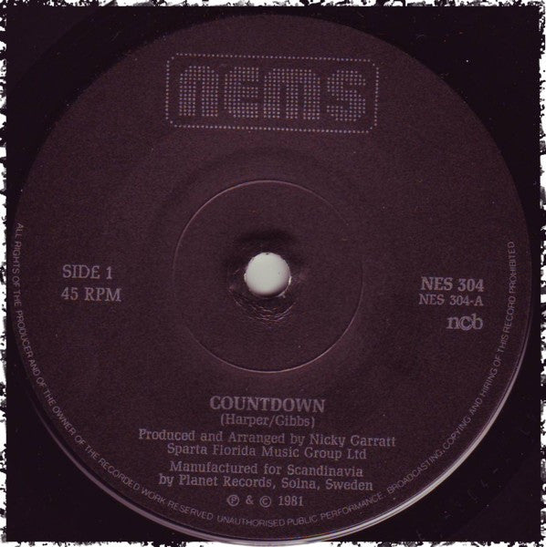 UK Subs ~ Countdown (Vinyl) - Djungel & Jazz