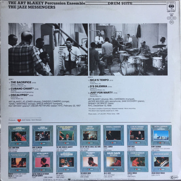 Art Blakey Percussion Ensemble / The Jazz Messengers ~ Drum Suite (Vinyl) - Djungel & Jazz