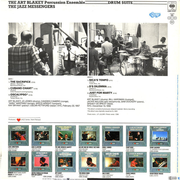 Art Blakey Percussion Ensemble / The Jazz Messengers ~ Drum Suite (Vinyl) - Djungel & Jazz