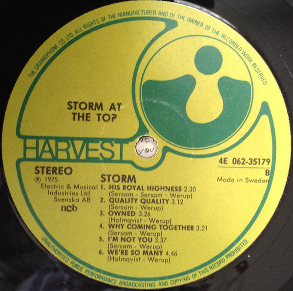 Storm ~ Storm At The Top (Vinyl) - Djungel & Jazz