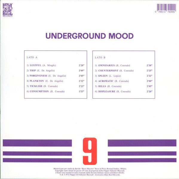 Unknown Artist ~ Underground Mood (Vinyl) - Djungel & Jazz
