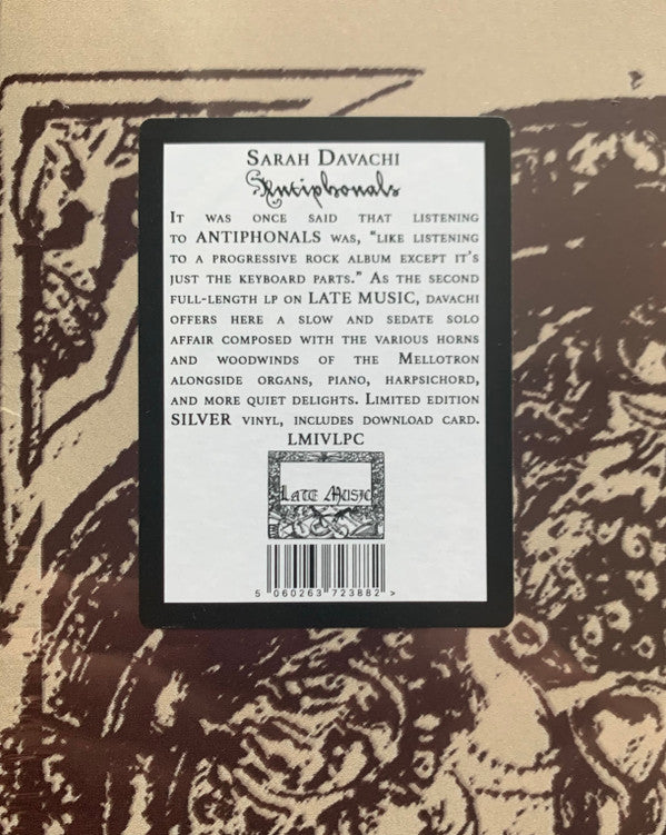 Sarah Davachi ~ Antiphonals (Vinyl) - Djungel & Jazz
