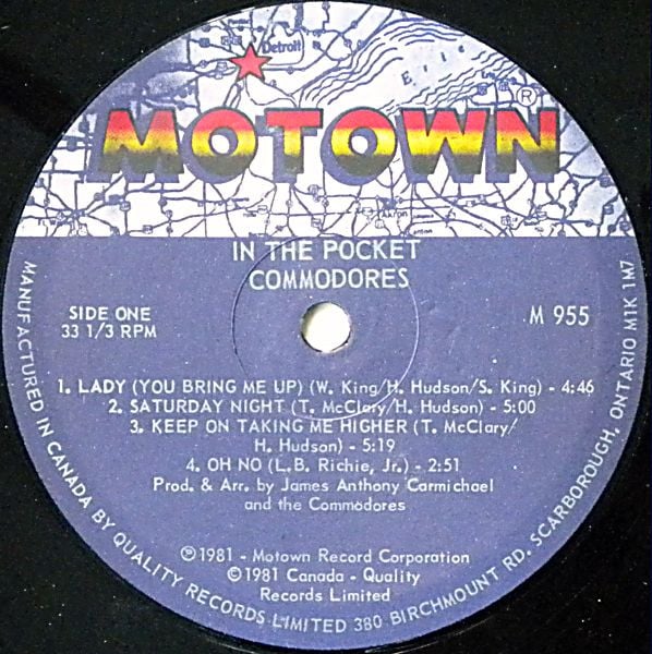 Commodores ~ In The Pocket (Vinyl) - Djungel & Jazz