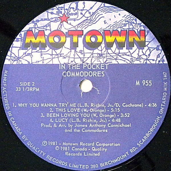 Commodores ~ In The Pocket (Vinyl) - Djungel & Jazz