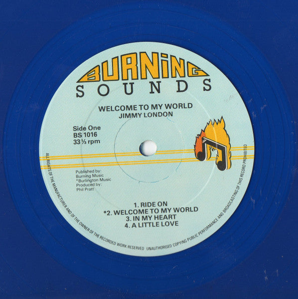 Jimmy London ~ Welcome To My World (Vinyl) - Djungel & Jazz