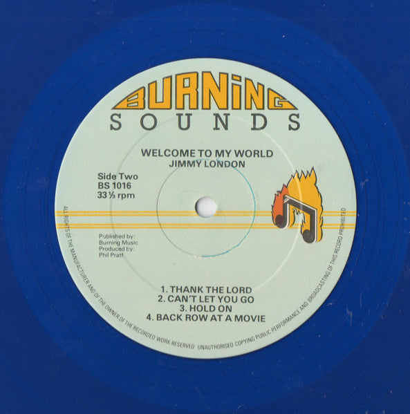 Jimmy London ~ Welcome To My World (Vinyl) - Djungel & Jazz
