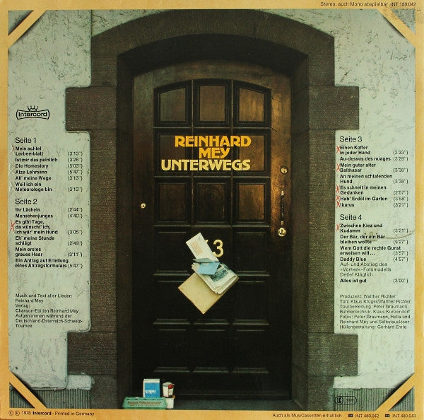 Reinhard Mey ~ Unterwegs (Vinyl) - Djungel & Jazz