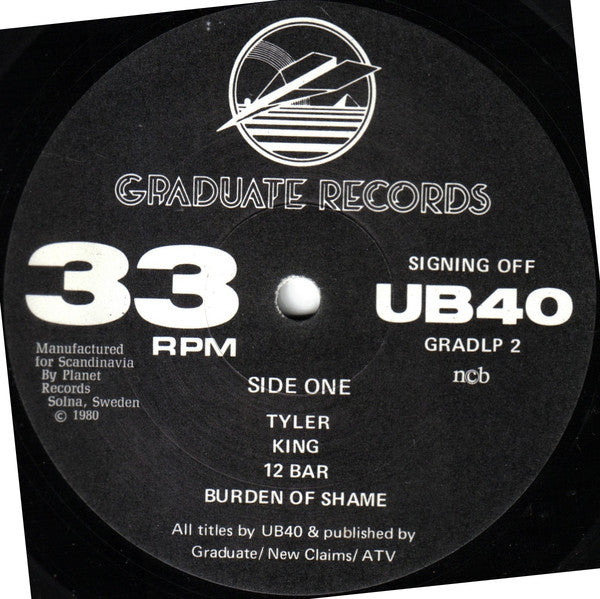 UB40 ~ Signing Off (Vinyl) - Djungel & Jazz