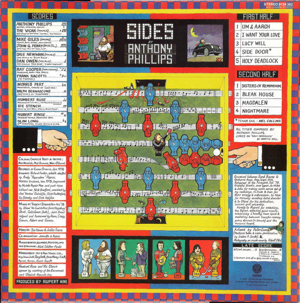 Anthony Phillips ~ Sides (Vinyl) - Djungel & Jazz