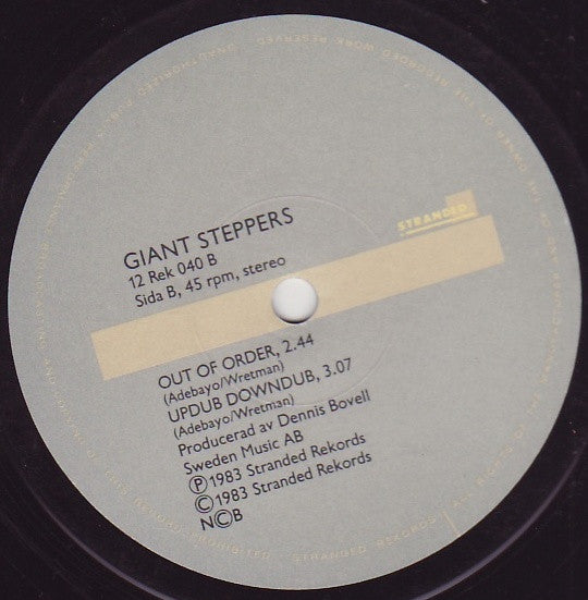 Giant Steppers ~ Uptown Downtown (Vinyl) - Djungel & Jazz