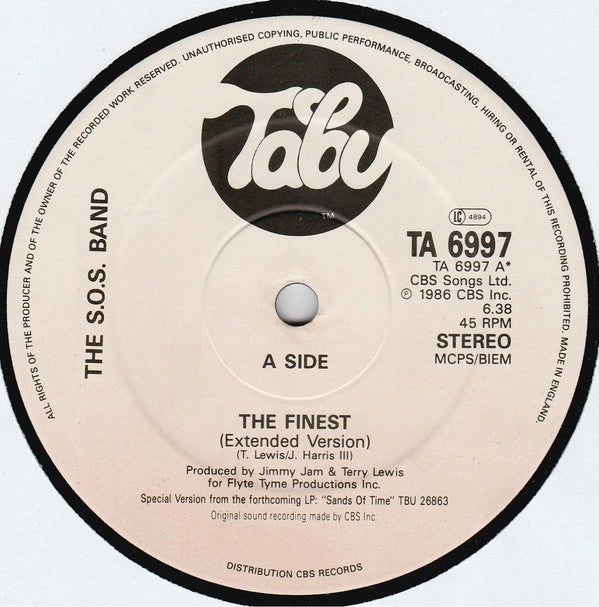 The S.O.S. Band ~ The Finest (Vinyl) - Djungel & Jazz