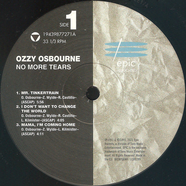 Ozzy Osbourne ~ No More Tears (Vinyl) - Djungel & Jazz