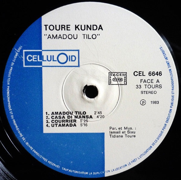 Touré Kunda : Amadou Tilo (LP, Album)