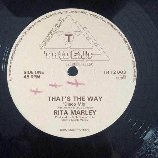 Rita Marley : That's The Way (12")