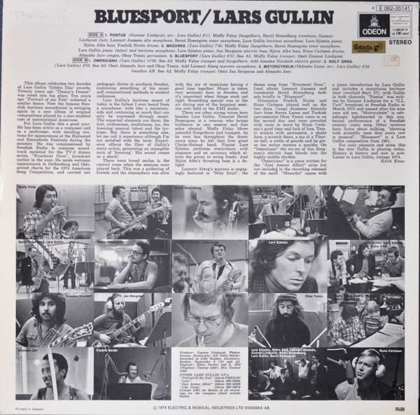 Lars Gullin ~ Bluesport (Vinyl) - Djungel & Jazz