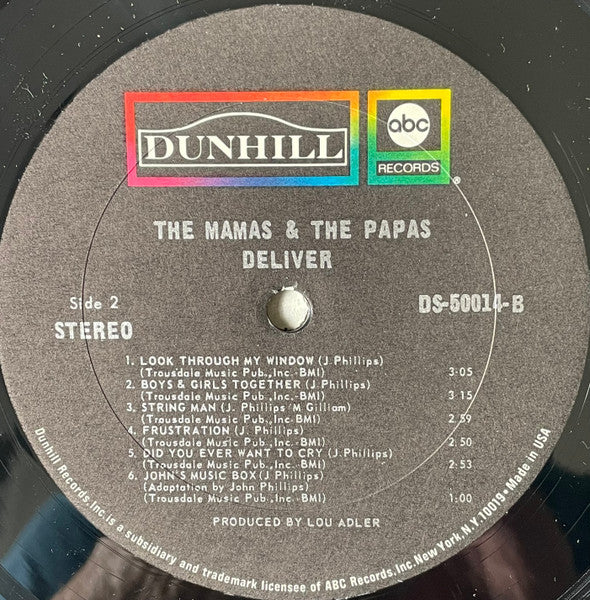 The Mamas & The Papas ~ Deliver (Vinyl) - Djungel & Jazz