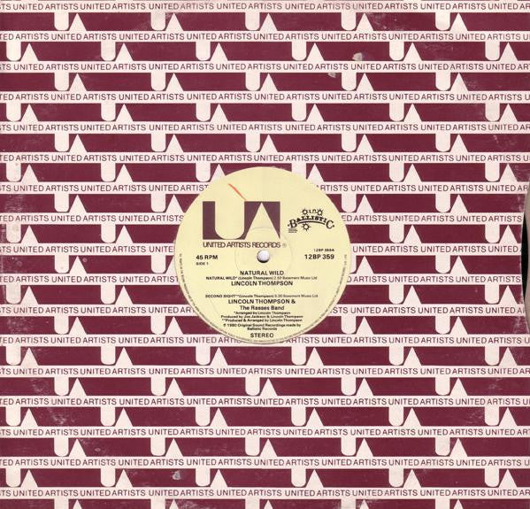 Lincoln Thompson* and Rasses Band* : Natural Wild (12")