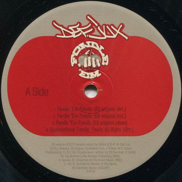 Various ~ Fondle 'Em Fossils (Vinyl) - Djungel & Jazz
