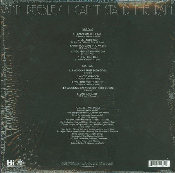 Ann Peebles ~ I Can’t Stand The Rain (Vinyl) - Djungel & Jazz