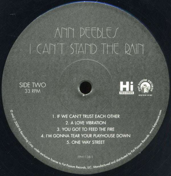 Ann Peebles ~ I Can’t Stand The Rain (Vinyl) - Djungel & Jazz