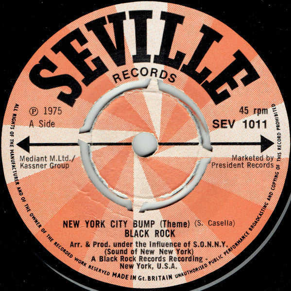 Black Rock ~ New York City Bump (Vinyl) - Djungel & Jazz