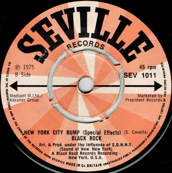 Black Rock ~ New York City Bump (Vinyl) - Djungel & Jazz