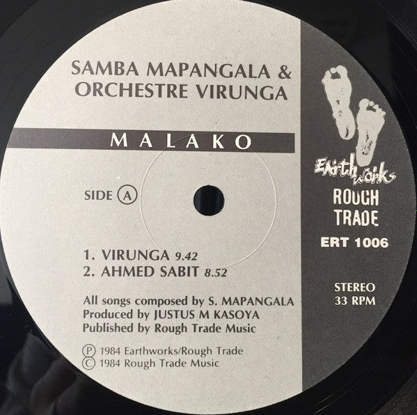 Samba Mapangala And Orchestre Virunga ~ Malako (Vinyl) - Djungel & Jazz