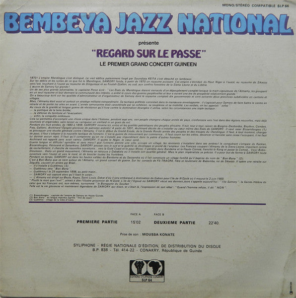 Bembeya Jazz National ~ Regard Sur Le Passe (Vinyl) - Djungel & Jazz