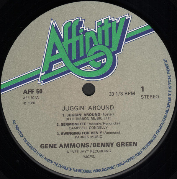 Gene Ammons / Benny Green ~ Juggin' Around (Vinyl) - Djungel & Jazz