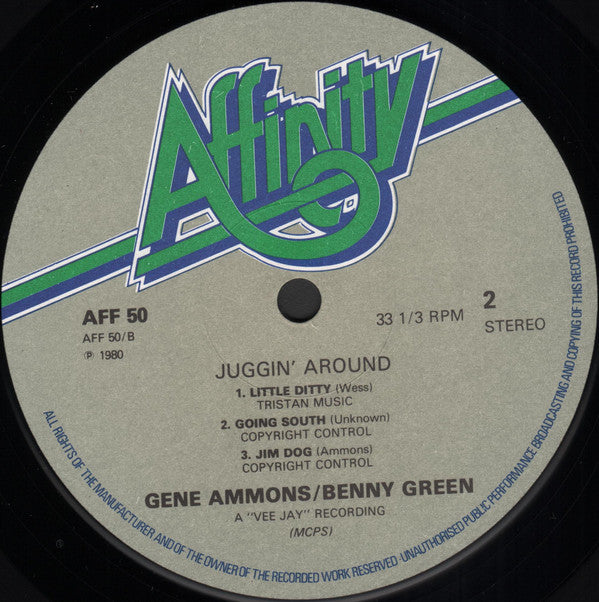 Gene Ammons / Benny Green ~ Juggin' Around (Vinyl) - Djungel & Jazz