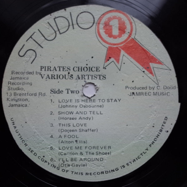 Various : Pirates Choice (LP, Comp)