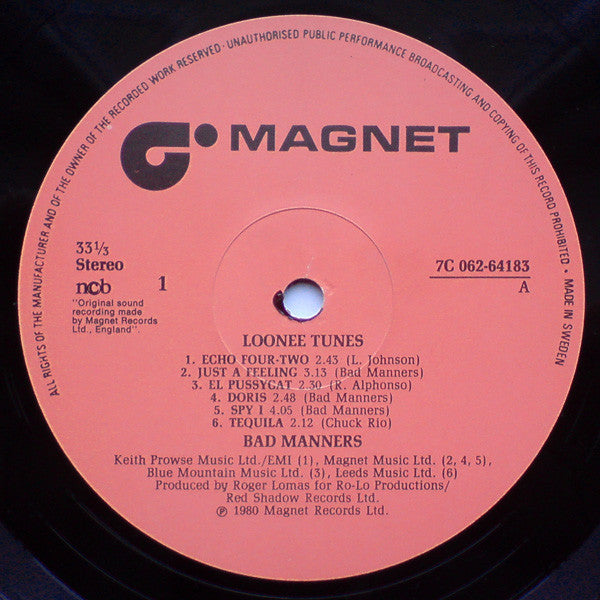 Bad Manners ~ Loonee Tunes! (Vinyl) - Djungel & Jazz