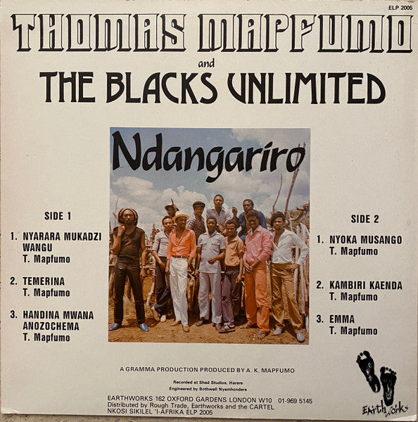 Thomas Mapfumo And The Blacks Unlimited ~ Ndangariro (Vinyl) - Djungel & Jazz