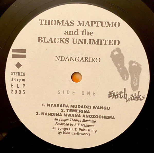 Thomas Mapfumo And The Blacks Unlimited ~ Ndangariro (Vinyl) - Djungel & Jazz