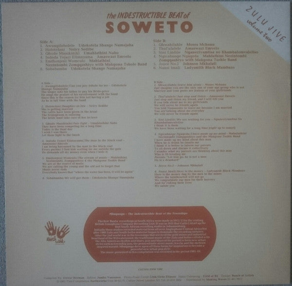 Various ~ The Indestructible Beat Of Soweto (Vinyl) - Djungel & Jazz