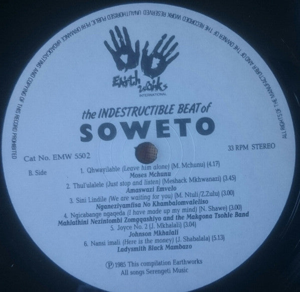Various ~ The Indestructible Beat Of Soweto (Vinyl) - Djungel & Jazz