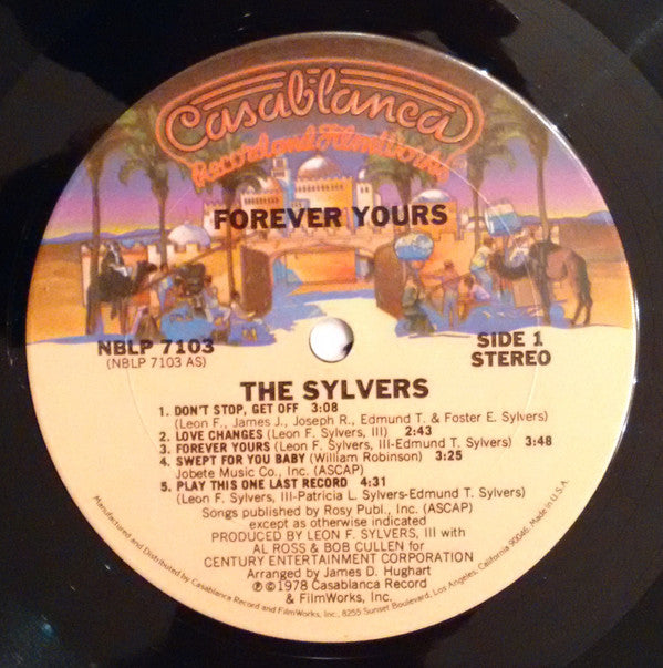 The Sylvers ~ Forever Yours (Vinyl) - Djungel & Jazz