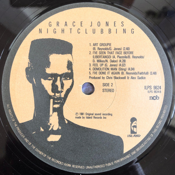 Grace Jones ~ Nightclubbing (Vinyl) - Djungel & Jazz