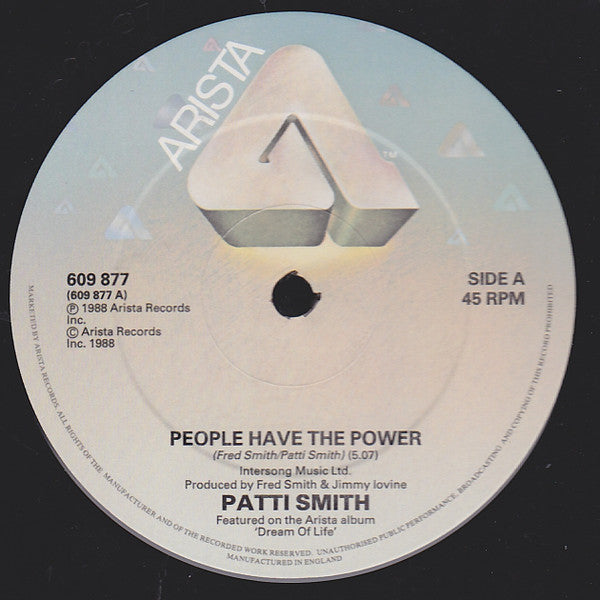 Patti Smith ~ People Have The Power (Vinyl) - Djungel & Jazz
