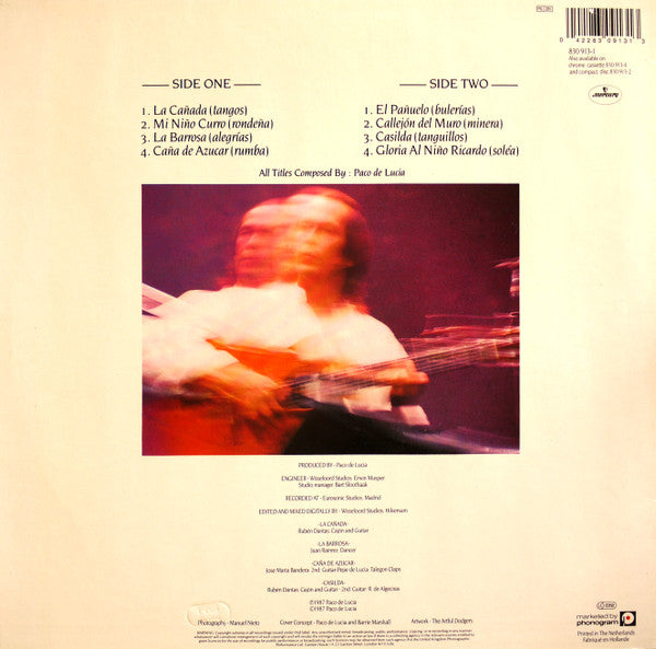 Paco De Lucia* : Siroco (LP, Album)