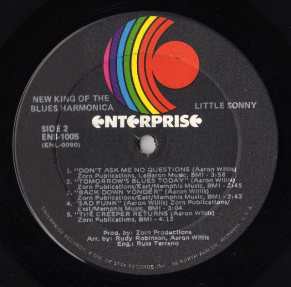 Little Sonny ~ New King Of The Blues Harmonica (Vinyl) - Djungel & Jazz